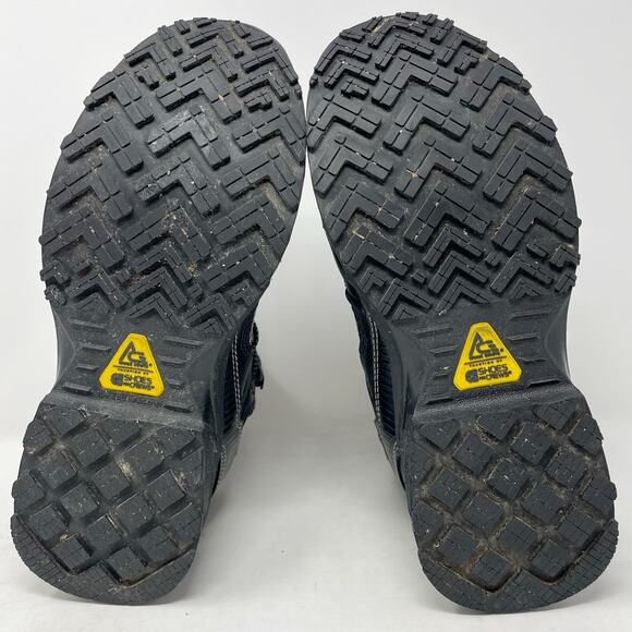 ACE Black Piston Mid Work Boots M 4.5/W 6 Shoes for Crews Slip Resistant - Picture 8 of 11